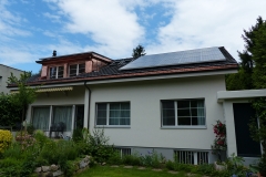 7.6 kWp EFH Riehen nach Dachsanierung mit Solaranlage