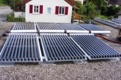 Solarwärme für Warmwasser und Heizungsunterstützung für MFH in Dornach