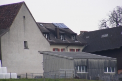 Solarthermie auf Bauernhaus in Arisdorf