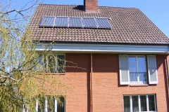 Solarwärme mit Heizungsunterstützung in Allschweil nach Dachsanierung