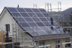Solarmodulmontage nach Dachrenovation